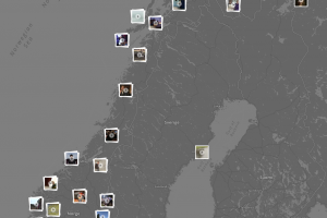 Norge Rundt på kartet