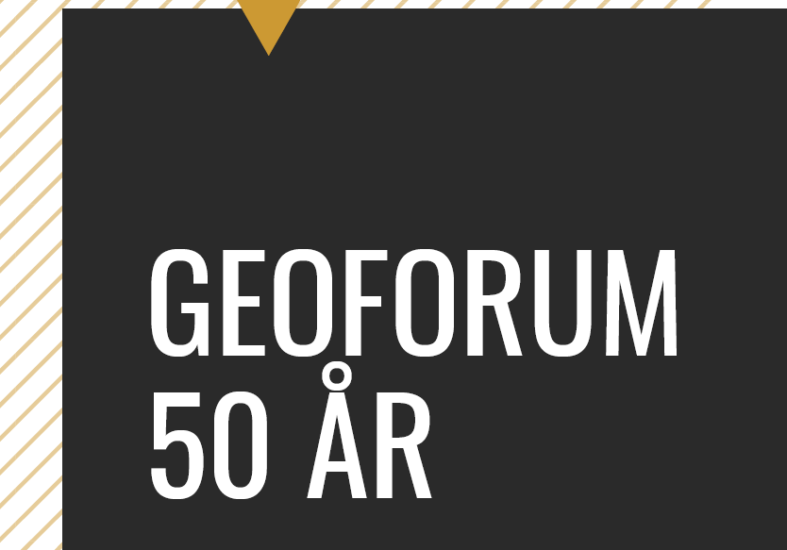 Jubileumsfeiring GeoForum 50 år