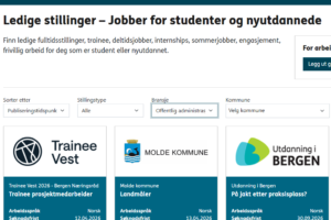 Søker du nyutdannede eller studenter?