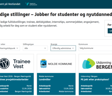 Søker du nyutdannede eller studenter?