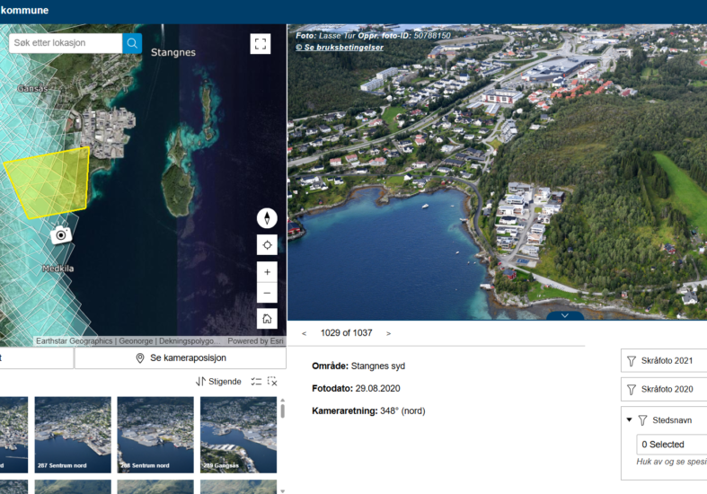 Utforsk Harstad kommune gjennom skråfoto